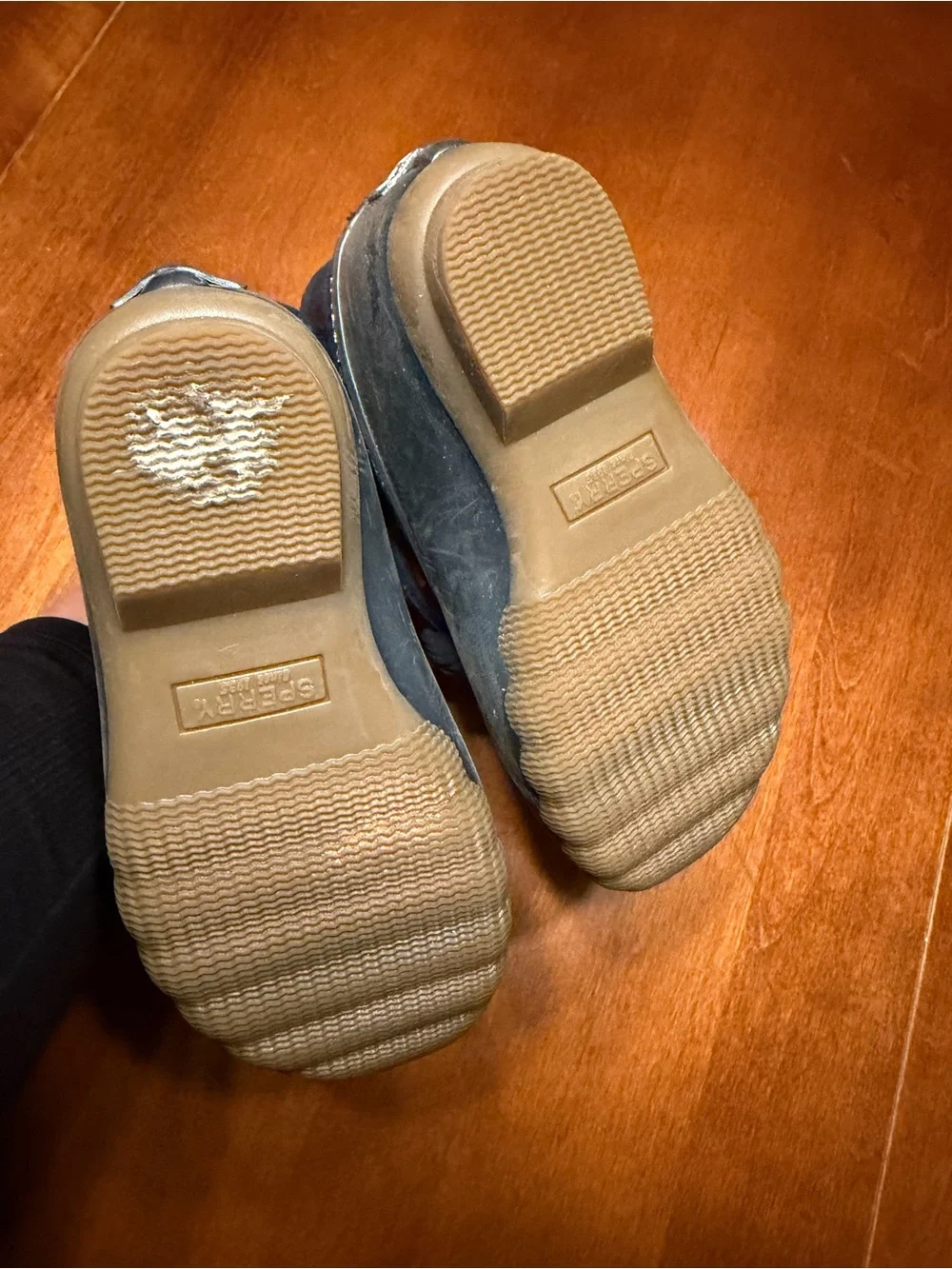 Sperry Kids Navy and Black Duck Rain Boots